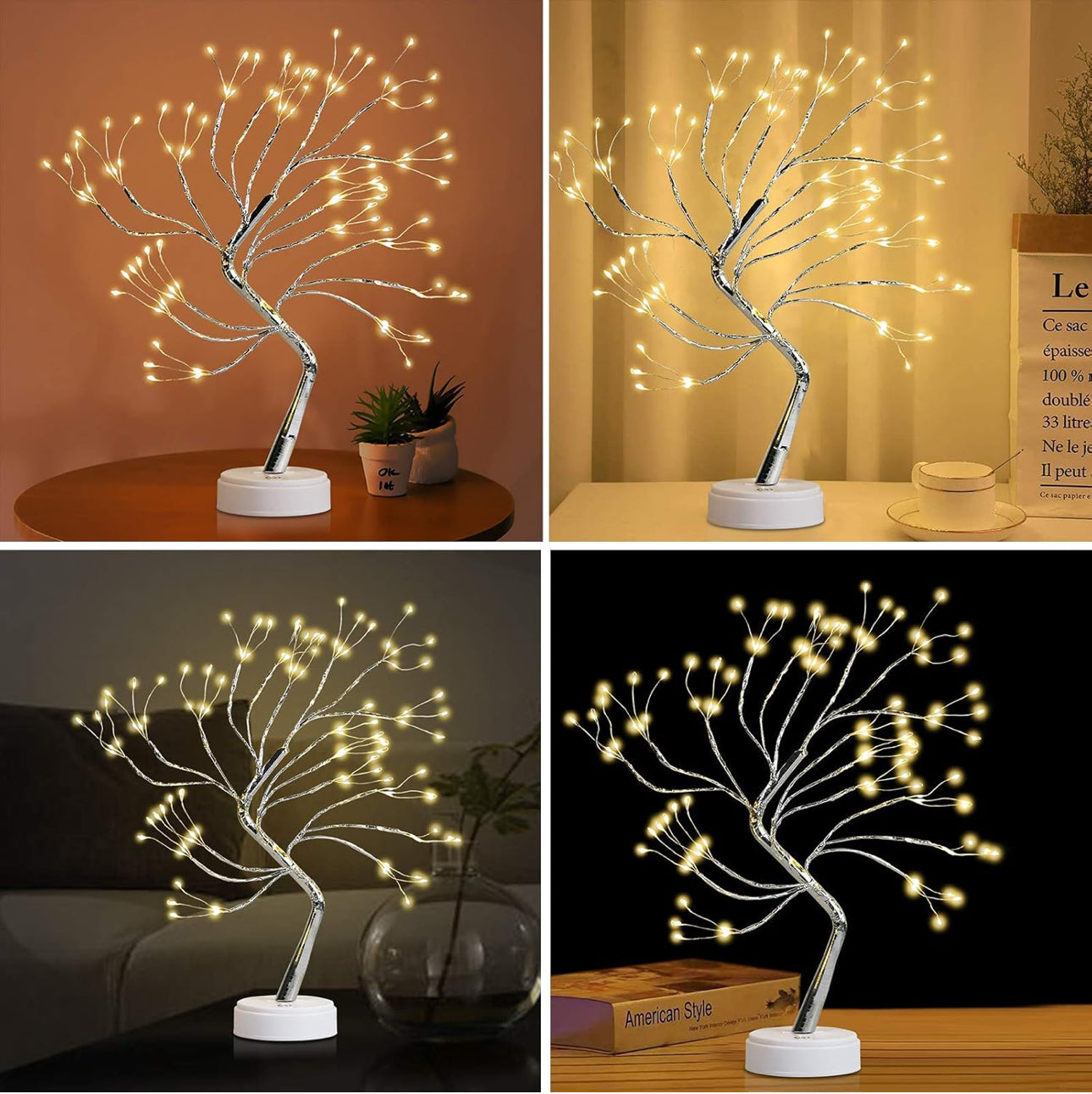 LED warm white tree lights